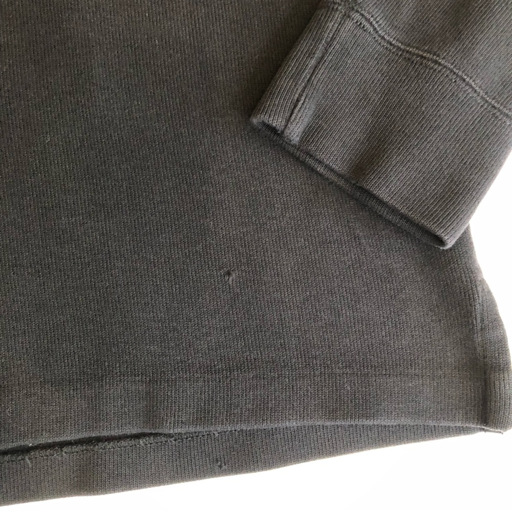 Ralph Lauren Polo Black 1/4 zip pullover sweatshirt Shirt Heavy Cotton Knit XL - Picture 7 of 7